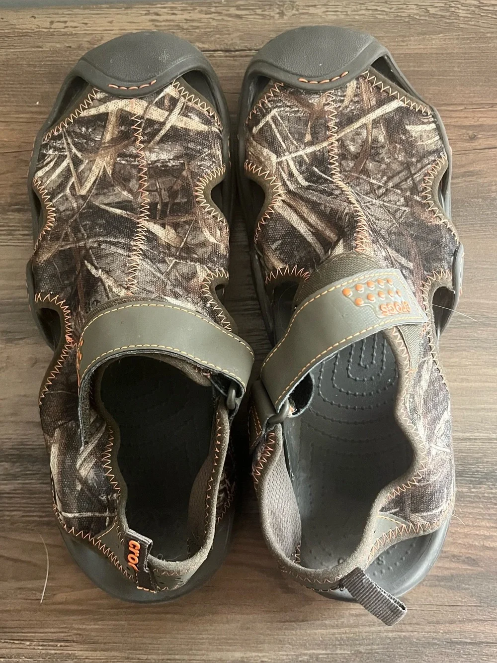 Crocs Swiftwater Realtree Max 5 Sandal Size 11 Men’s